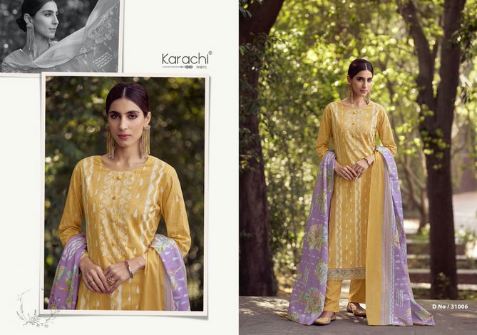 Kaabil By Kesar Embroidered Viscose Cotton Dress Material Wholesale Price In Surat
